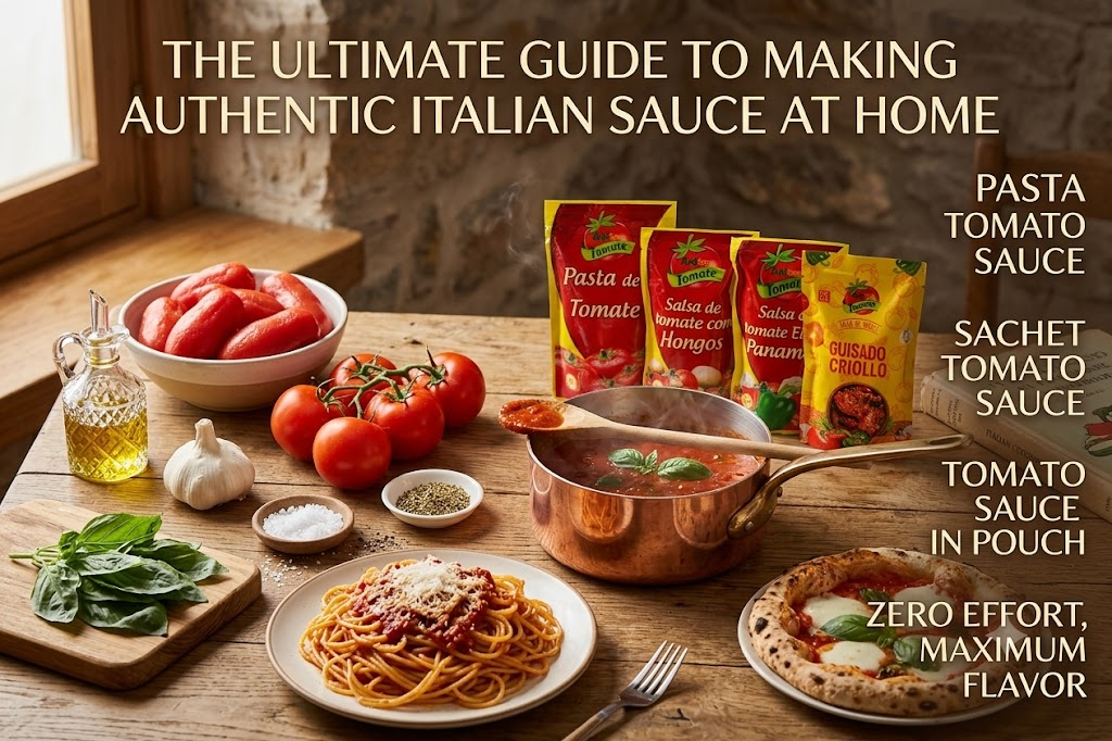 La guida definitiva per preparare a casa l'autentica salsa italiana per pizza e pasta.