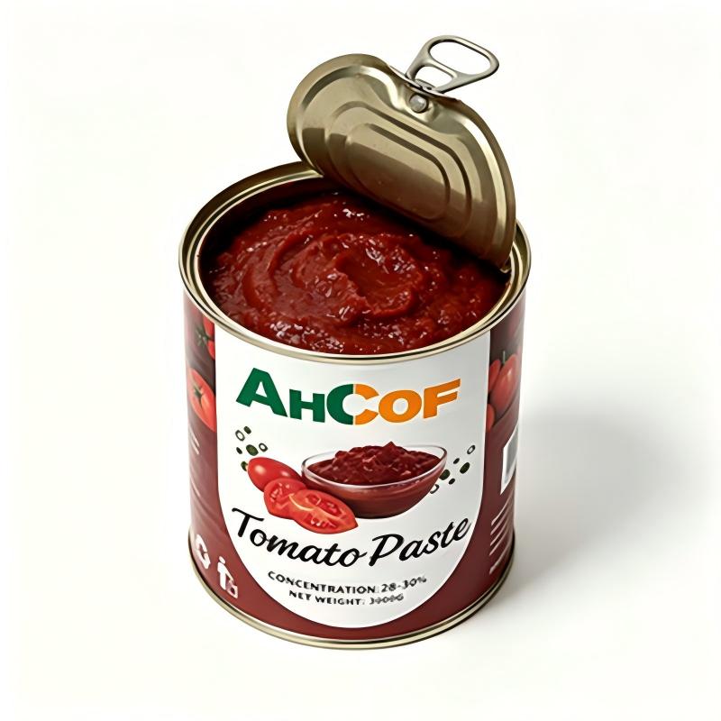 Custom Printed 400g Easy Open Tomato Paste Tin