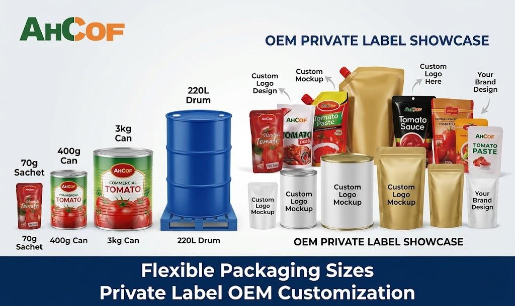 Private Label Tomato Paste Custom Branding Solutions