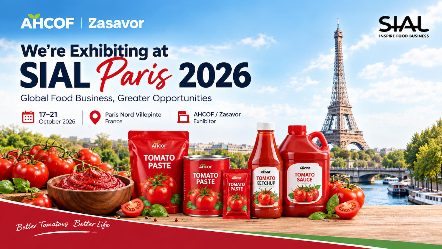 Pronti per SIAL Parigi 2026: incontrate AHCOF e Zasavor in Francia!