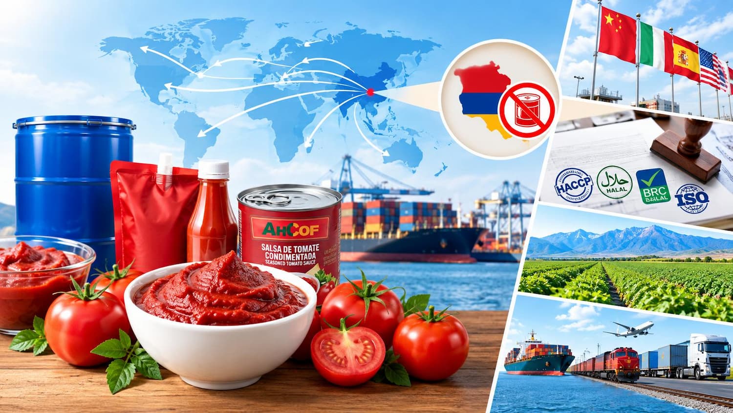 L'Armenia vieta l'importazione di concentrato di pomodoro straniero: cosa significano le barriere commerciali del 2026 per l'approvvigionamento globale?